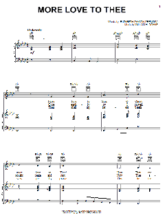 More Love To Thee (O Christ) von Elizabeth Payson Prentiss (Download) 