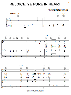 Rejoice Ye Pure In Heart von Arthur Henry Messiter (Download) 