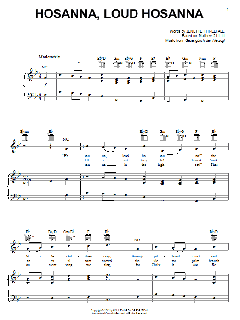 Hosanna, Loud Hosanna von Gesangbuch der Herzogl (Download) 