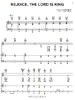 Rejoice, The Lord Is King von Charles Wesley (Download) 