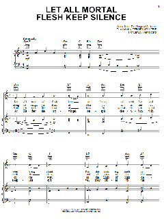 Let All Mortal Flesh Keep Silence von Gerard Moultrie (Download) 