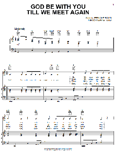 God Be With You Till We Meet Again von Jeremiah E. Rankin (Download) 