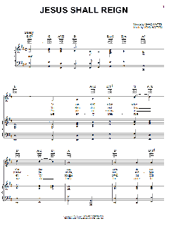 Jesus Shall Reign (Where'er The Sun) von Isaac Watts (Download) 