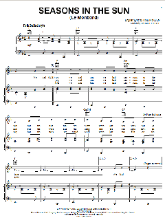 Seasons In The Sun (Le Moribond) von Jacques Brel (Download) 