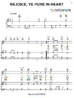 Rejoice, Ye Pure In Heart von Arthur Henry Messiter (Download) 