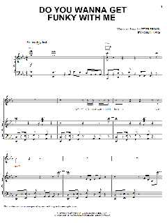 Do You Wanna Get Funky With Me von Peter Brown (Download) 