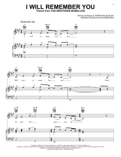 I Will Remember You von Sarah McLachlan (Download) 