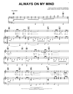 Always On My Mind von Elvis Presley (Download) 