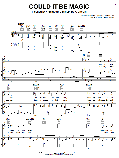 Could It Be Magic von Barry Manilow (Download) 