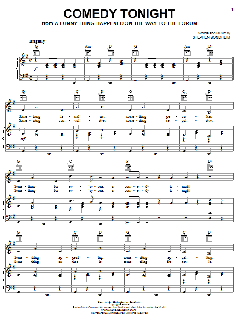 Comedy Tonight von Stephen Sondheim (Download) 