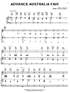 Advance Australia Fair von Peter Dodds McCormick (Download) 