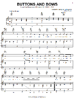 Buttons And Bows von Bob Hope (Download) 