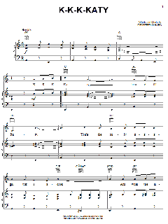 K-K-K-Katy von Geoffrey O'Hara (Download) 