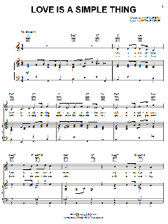 Love Is A Simple Thing von Arthur Siegel (Download) 