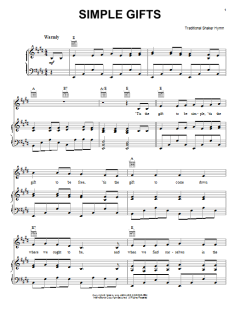 Simple Gifts von Traditional Shaker Hymn (Download) 