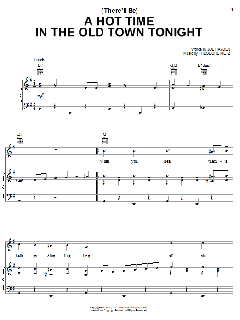 (There'll Be) A Hot Time In The Old Town Tonight von Bessie Smith (Download) 