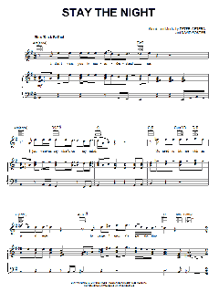 Stay The Night von Chicago (Download) 