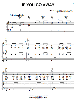 If You Go Away von Jacques Brel (Download) 