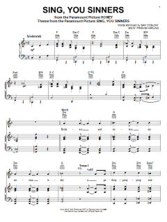 Sing, You Sinners von Sam Coslow (Download) 
