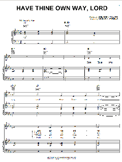 Have Thine Own Way, Lord von Adelaide A. Pollard (Download) 