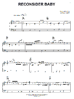 Reconsider Baby von Elvis Presley (Download) 