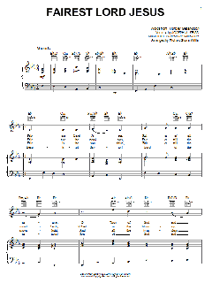 Fairest Lord Jesus von Joseph August Seiss (Download) 