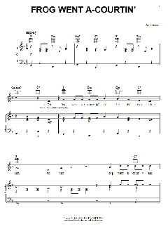 Frog Went A-Courtin' von Traditional (Download) 