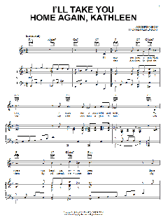 I'll Take You Home Again, Kathleen von Thomas Westendorf (Download) 