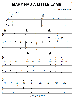 Mary Had A Little Lamb von Traditional (Download) 