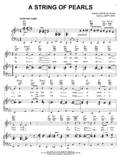 A String Of Pearls von Eddie DeLange (Download) 