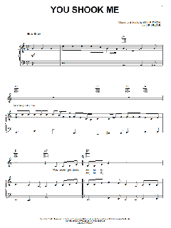 You Shook Me von Led Zeppelin (Download) 