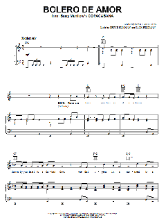 Bolero De Amor von Barry Manilow (Download) 