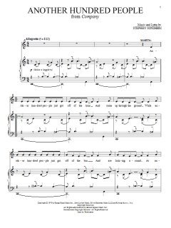 Another Hundred People von Stephen Sondheim (Download) 