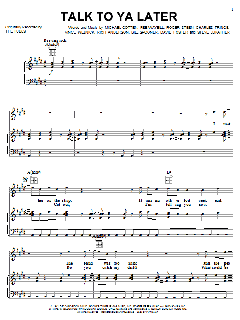 Talk To Ya Later von David Foster (Download) 