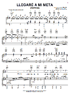 Llegaré A Mi Meta (Reprise) von Alan Menken (Download) 