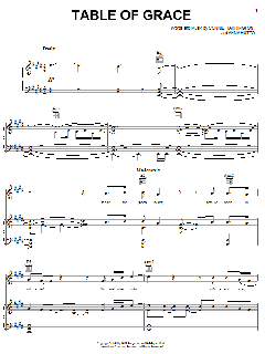 Table Of Grace von Phillips, Craig & Dean (Download) 