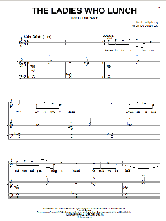 The Ladies Who Lunch von Stephen Sondheim (Download) 