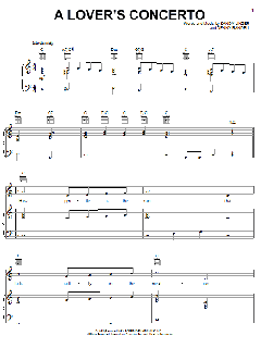 A Lover's Concerto von Sandy Linzer (Download) 