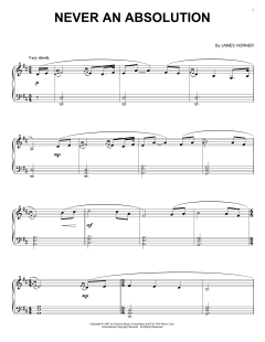 Never An Absolution von James Horner (Download) 