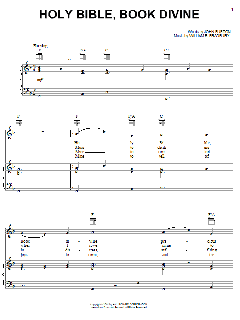 Holy Bible, Book Divine von William B. Bradbury (Download) 