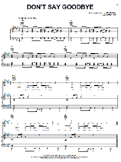 Don't Say Goodbye von Paulina Rubio (Download) 