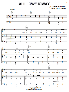 All I Owe Ioway von Rodgers & Hammerstein (Download) 