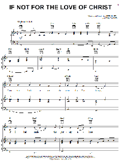 If Not For The Love Of Christ von Tony Wood (Download) 