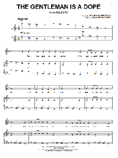 The Gentleman Is A Dope von Richard Rodgers (Download) 