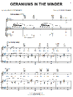 Geraniums In The Winder von Rodgers & Hammerstein (Download) 