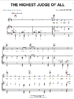 The Highest Judge Of All von Rodgers & Hammerstein (Download) 