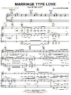 Marriage Type Love von Rodgers & Hammerstein (Download) 