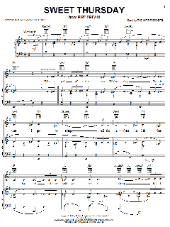 Sweet Thursday von Rodgers & Hammerstein (Download) 