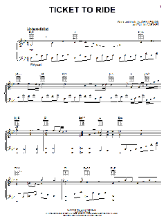 Ticket To Ride von The Beatles (Download) 