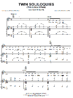 Twin Soliloquies (This Is How It Feels) von Rodgers & Hammerstein (Download) 
